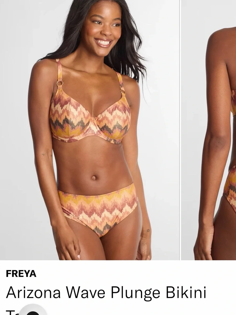 Bare necessities Arizona Wave Plunge Bikini Top - Picture 3 of 5